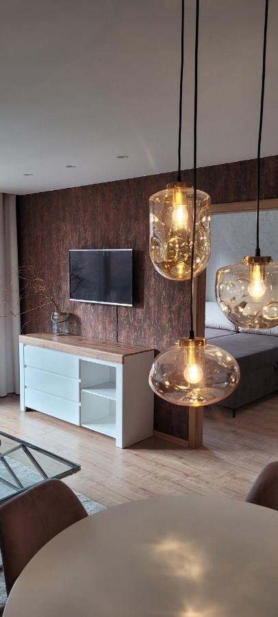 Sloneczny Apartament Z Ogrodkiem กดัญสก์ ภายนอก รูปภาพ
