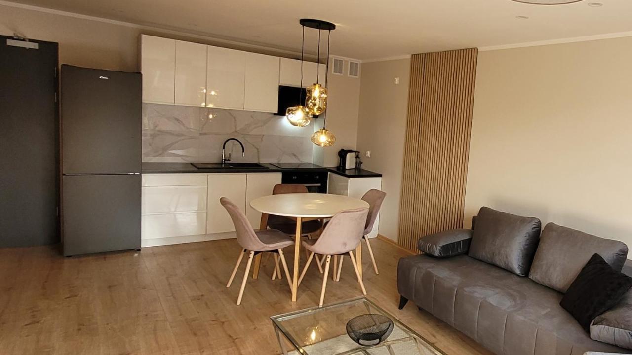 Sloneczny Apartament Z Ogrodkiem กดัญสก์ ภายนอก รูปภาพ